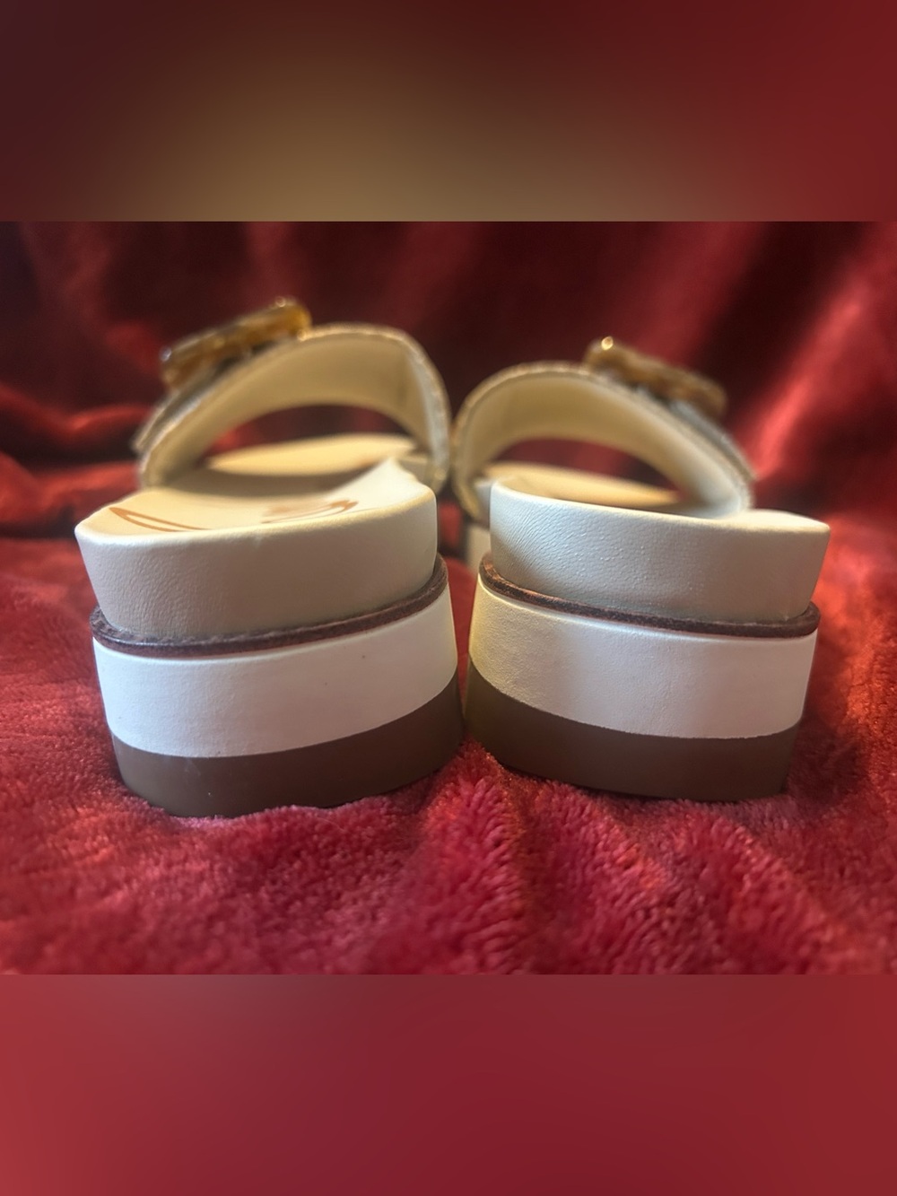 Sam Edelman Ariane Eggshell Woven Slide Sandals 6.5 NWT - Picture 9 of 12